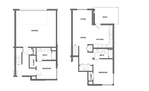 2 bedroom floorplan